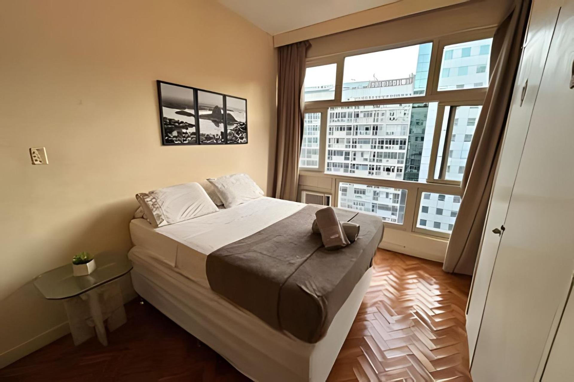 Apartamento Em Copacabana Com Vista Lateral Do Mar Rio de Janeiro Exteriör bild