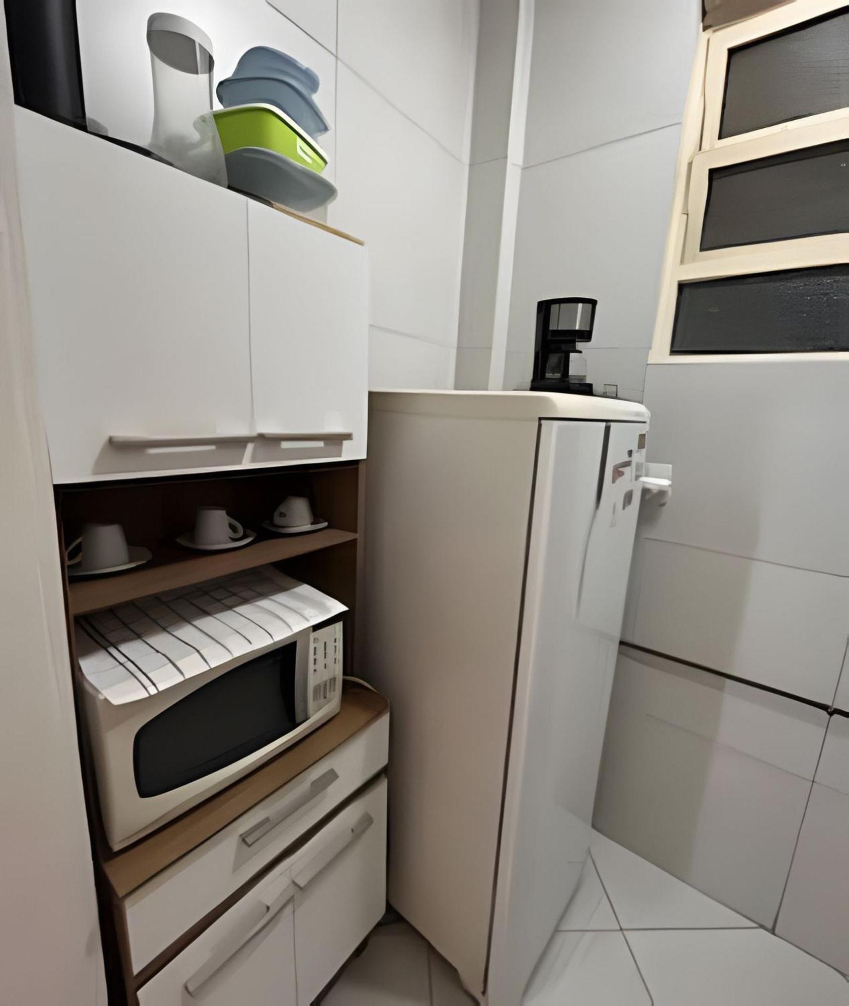 Apartamento Em Copacabana Com Vista Lateral Do Mar Rio de Janeiro Exteriör bild