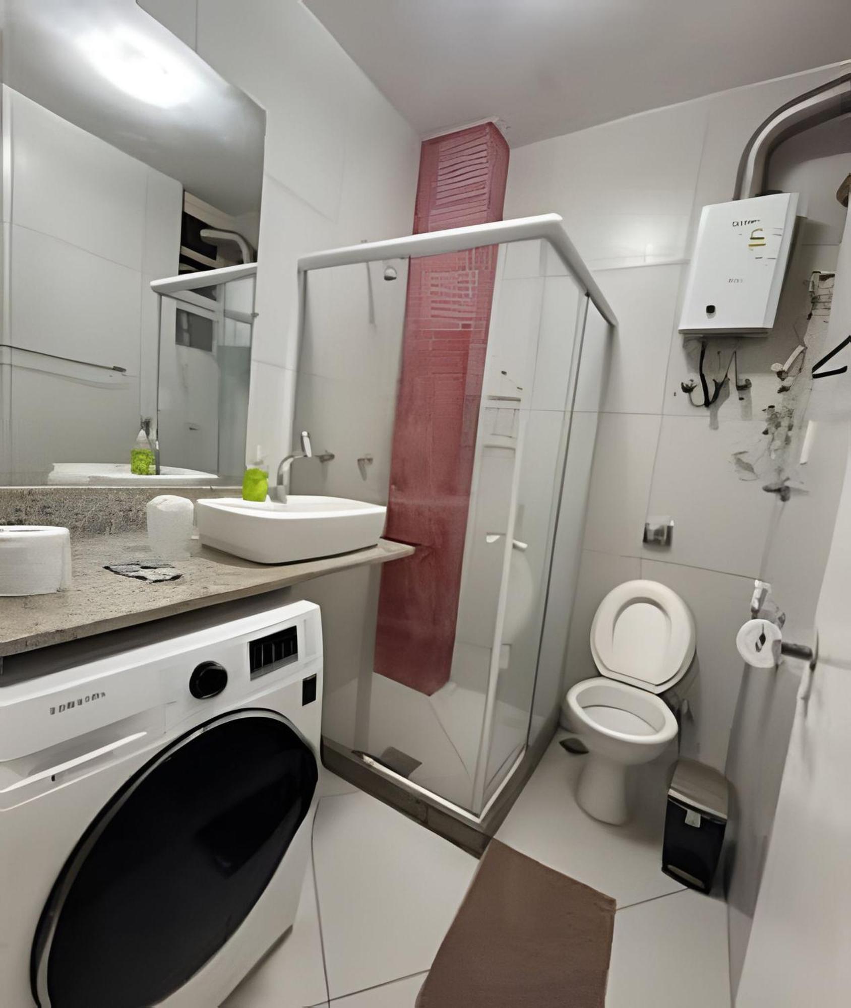 Apartamento Em Copacabana Com Vista Lateral Do Mar Rio de Janeiro Exteriör bild